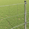 vidaXL Field Fence Silver 100 x 0.8 m Galvanised steel