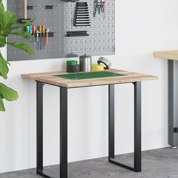 vidaXL Desk Top Untreated 80x60x2 cm Solid Wood Acacia