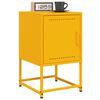 vidaXL Bedside Cabinets 2 pcs Mustard Yellow 36x39x60.5 cm Steel