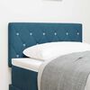 vidaXL Headboard with Headboard Dark Blue 80 cm Faux Leather