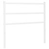 vidaXL Metal Replace Headboard White 107 cm