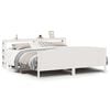 vidaXL Bed Frame without Mattress White 200x200 cm Solid Wood Pine
