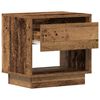 vidaXL Nightstand with Drawer Old Wood 45 x 34 x 44 cm Engineered Wood