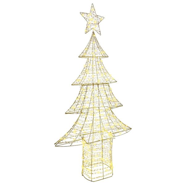 vidaXL Christmas Tree with 240 LEDs Warm white 180 cm PET