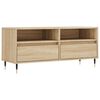 vidaXL TV Cabinet Sonoma Oak 100x34.5x44.5 cm Engineered Wood