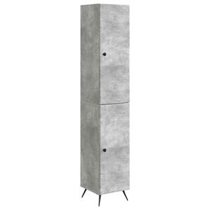 vidaXL Cabinet Set 2 pcs Concrete Grey Engineered Wood