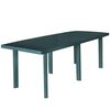 vidaXL Outdoor Table | Green | Plastic | Large | Outdoor Table | Rectangular