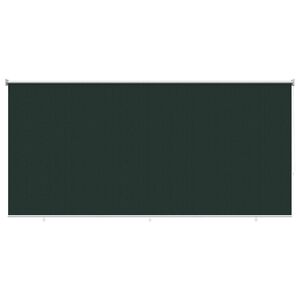vidaXL Outdoor Roller Blind 90% UV Block Dark Green 350 x 230 cm HDPE