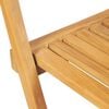 vidaXL 3 Piece Bar Set Solid Teak Wood