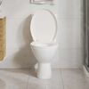vidaXL Soft-close Toilet Seat with Quick-release Design White