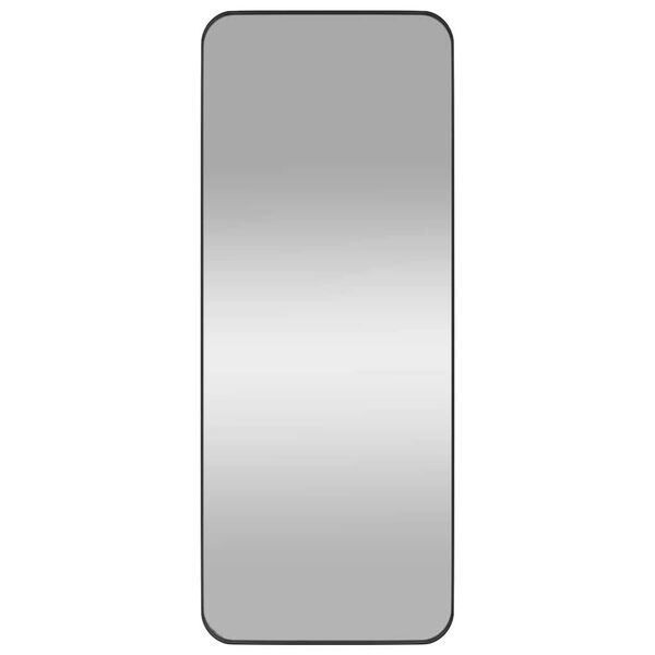 vidaXL Wall-mounted Mirror Black 40x100 cm Rectangle