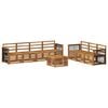 vidaXL Sofa Sets 8 pcs Solid Acacia Wood