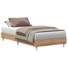 vidaXL Bed Frame No Mattress Artisan Oak 100x200 cm Engineered Wood