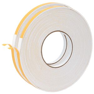 vidaXL Self-adhesive Foam Tape 2 pcs White 10mm x 10m CR Foam
