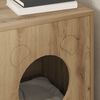 vidaXL Cat House Artisian Oak 42.5 x 40 x 53 cm Engineered Wood