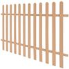 vidaXL Picket Fence WPC 200x120 cm