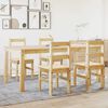 vidaXL 5 Piece Dining Set Panama Solid Wood Pine