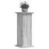 vidaXL Plant Stand Grey Sonoma 33x33x80 cm Engineered Wood