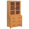 vidaXL Storage Furniture Set with Drawer Brown Engineered wood