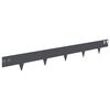 vidaXL Lawn Edging 20 pcs 100 x 12 cm Steel Anthracite