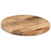 vidaXL Table Top &Oslash; 50x3.8 cm Round Solid Wood Rough Mango