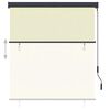 vidaXL Outdoor Roller Blind 140x250 cm Cream