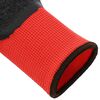 vidaXL Work Gloves 24 pcs Red and Black 8 / M Latex Coating