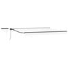 vidaXL Electric Retractable Awning White and Anthracite 4 x 3.5 m
