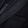vidaXL Men's Two Piece Black Tie Dinner Suit/Smoking Tuxedo Size 46 Black