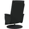 vidaXL Swivel Massage Recliner Chair Black 71 x 90 x 105 cm
