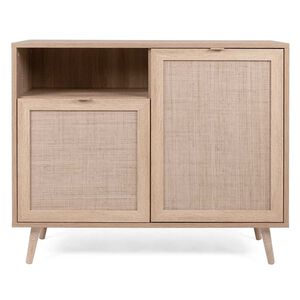 Finori Chest Bali 01A Sonoma Oak and Cane Print