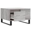 vidaXL Coffee Table Grey Sonoma 55x55x36.5 cm Engineered Wood