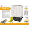FLAMINGO Parakeet Cage Marja 54x34x75 cm Metallic Taupe