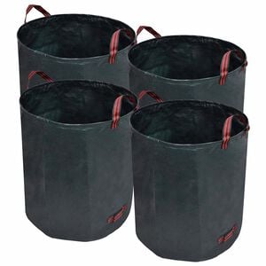 vidaXL Garden Waste Bag Dark Green 4 pcs 272 L 150 g/sqm