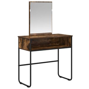 vidaXL Dressing Table Smoked Oak 81 x 40 x 131 cm Engineered Wood