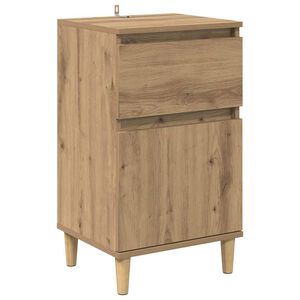 vidaXL Bedside Cabinet Artisan Oak 40 x 35 x 70 cm Engineered Wood