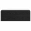 vidaXL Wall-Mounted Cabinet Wall-mounted Black Oak 100 x 36.5 x 35 cm