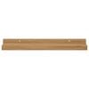 vidaXL Wall Shelf with Shelf 2 pcs Brown 40 x 9 x 3 cm Engineered Wood