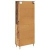 vidaXL Highboard Old Wood 69.5 x 32.5 x 180 cm Engineered Wood