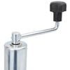 vidaXL Trailer Jack Wheel with Split Clamp 60 mm Galvanised Steel
