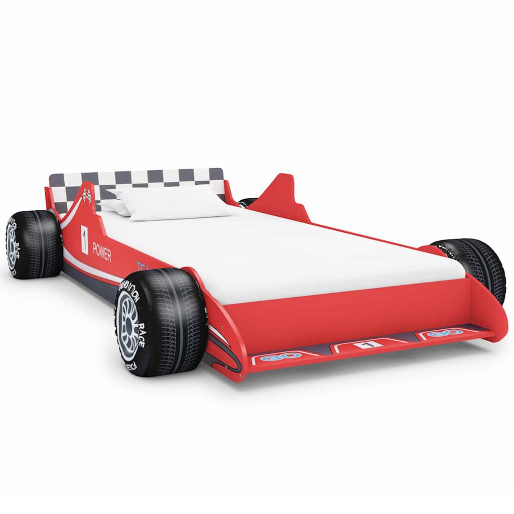 Red race car bed sale