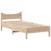 vidaXL Bed Frame without Mattress 90x190 cm Single Solid Wood Pine