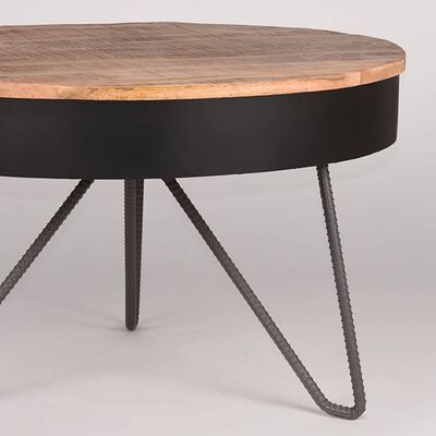 LABEL51 Coffee Table Saria 80x49 cm Black