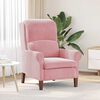 vidaXL Armchair Pink 76 x 94 x 102 cm Velvet