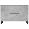 vidaXL Sideboard Concrete Grey 101.5x35x70 cm Engineered Wood