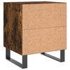 vidaXL Bedside Cabinets 2 pcs Smoked Oak 40x35x47.5 cm Engineered Wood