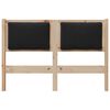 vidaXL Headboard Other Brown 120 cm Solid pine wood