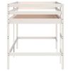 vidaXL Kids' Loft Bed without Mattress with Ladder White 90x200 cm