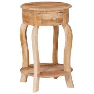 vidaXL Side Table 37x37x61 cm Solid Mango Wood