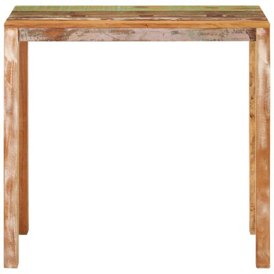 vidaXL Bar Table 112x55x108 cm Solid Wood Reclaimed